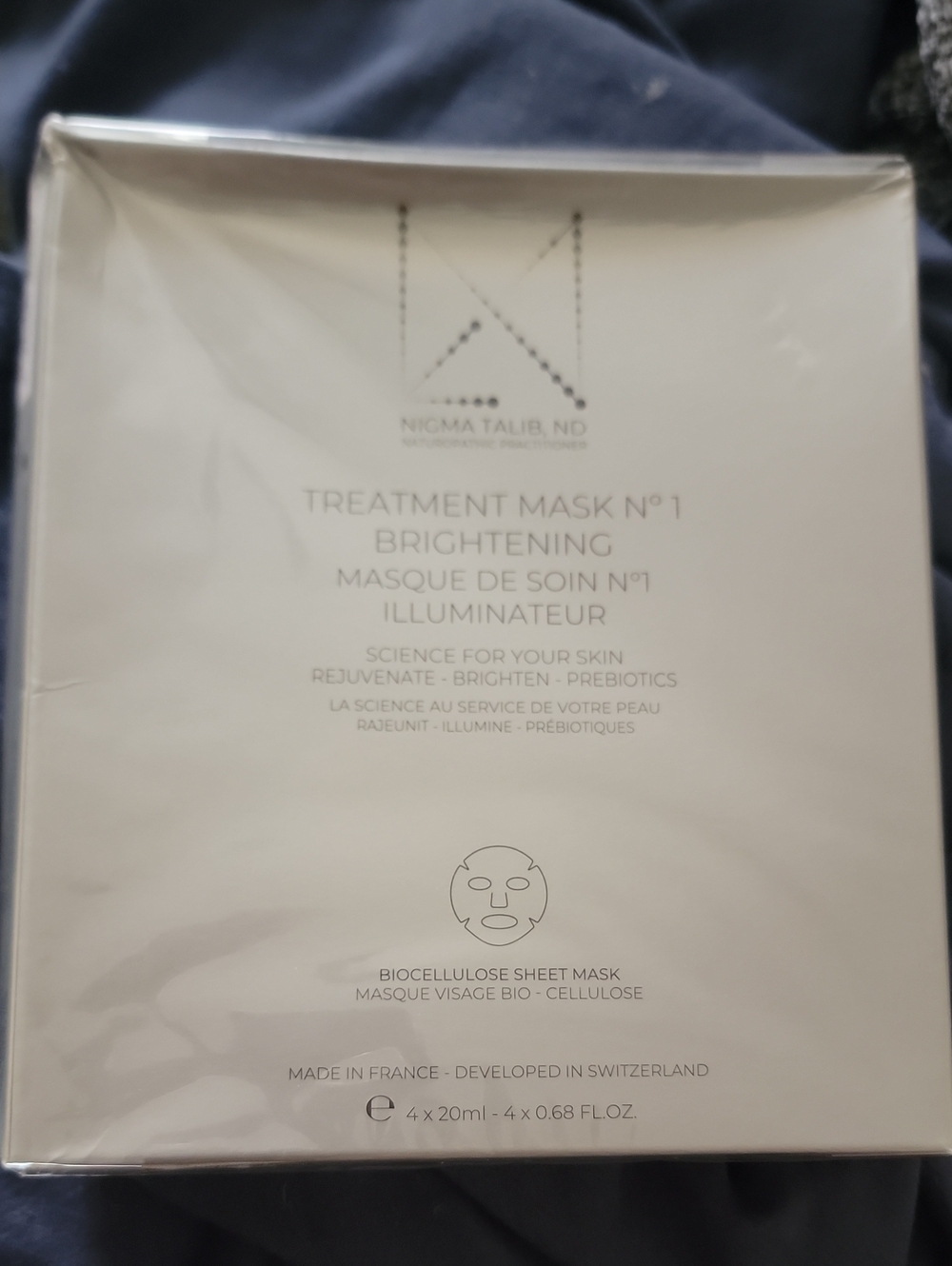 NICMA TALIB Treatment Mask No.1 Brightening - 4 Pack Very Pricey!